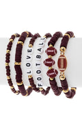 Love Football Bracelet Set