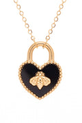 Locket Queen Bee Pendant Necklace