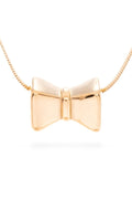 Petite Bow Tie Pendant Necklace