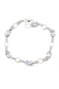 Cubic Zirconia Flower Bracelet