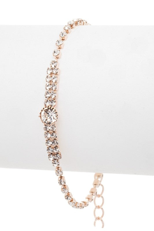 3 PC Rhinestone Bridal Neckalce Set