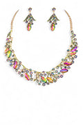 Crystal Bridal Statement Necklace Set