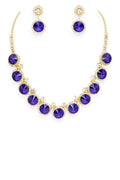 Crystal Bridal Statement Necklace Set