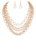 Mix Chain Layer Necklace Set