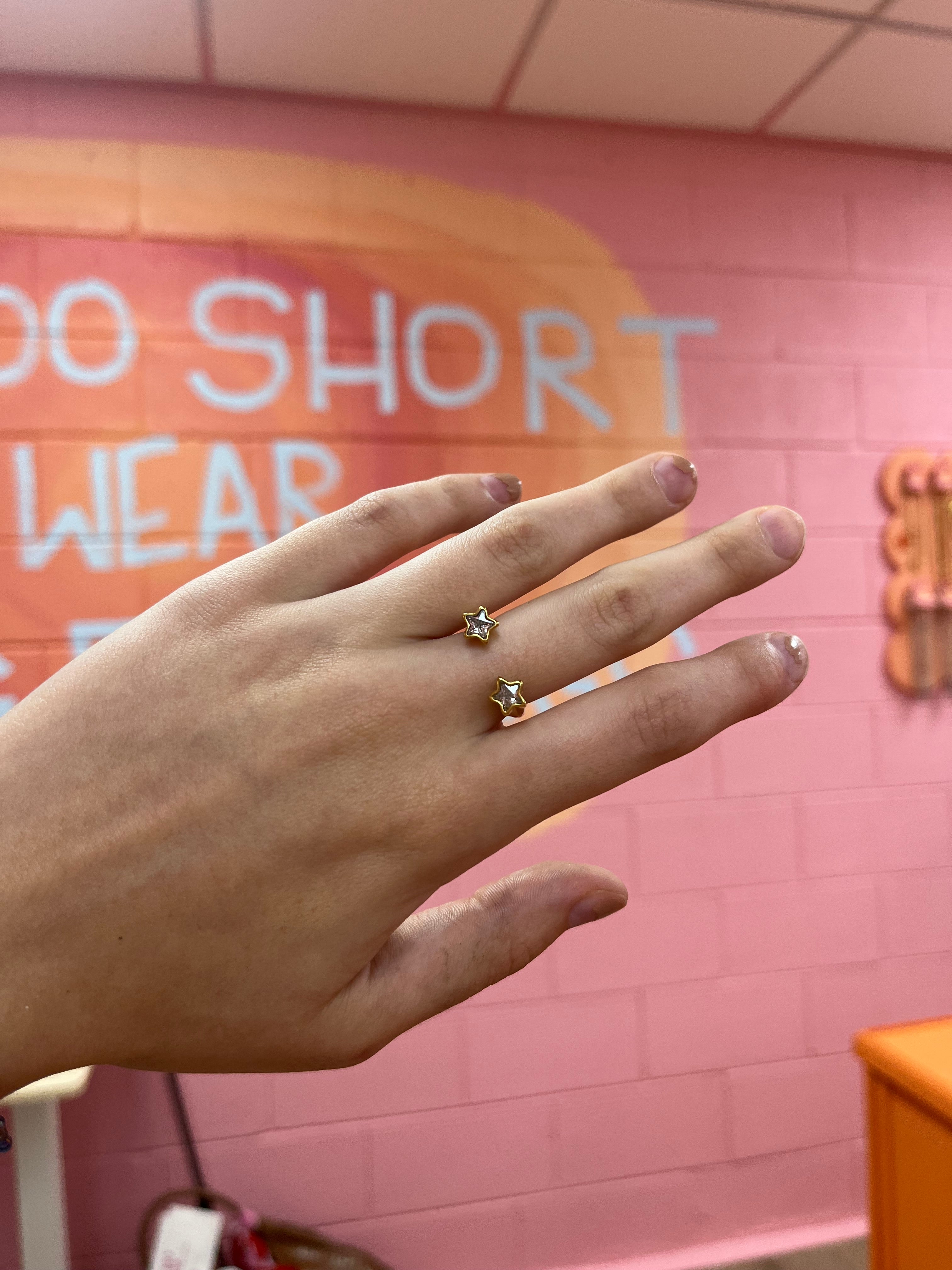 Superstar Titanium Ring