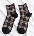 Vintage Check Ladies Socks