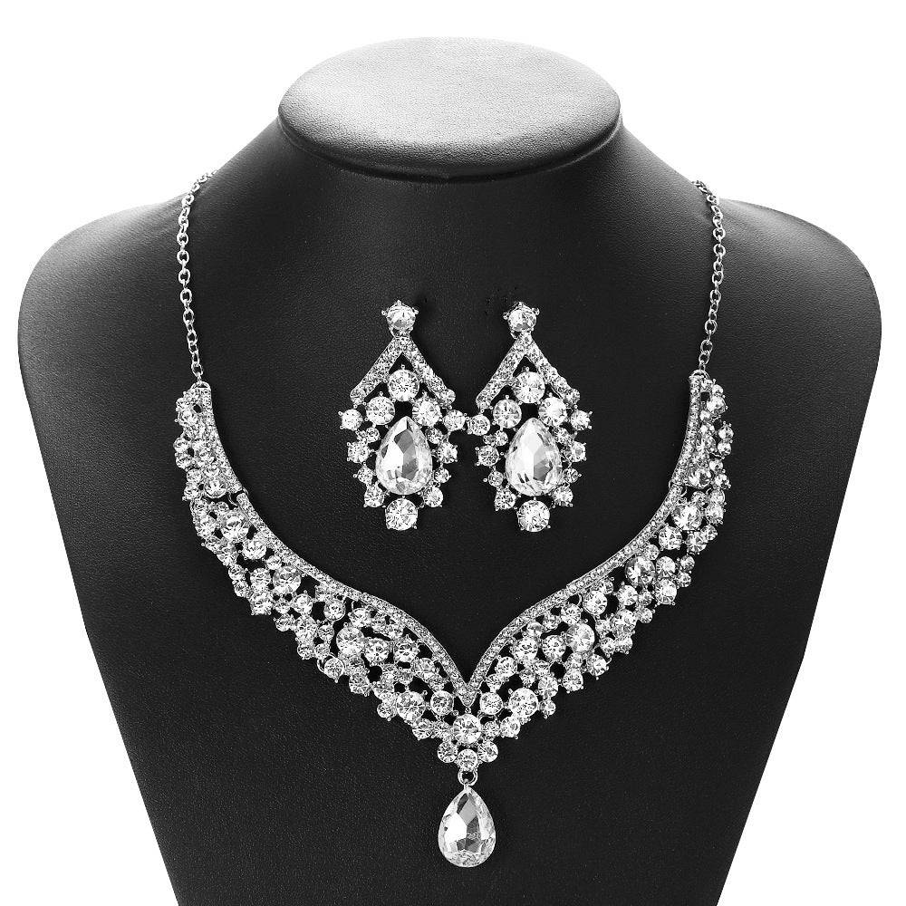 Two-piece earring necklace
