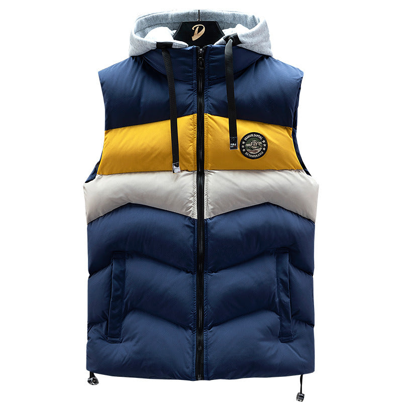 Bright color cotton thick warm waistcoat