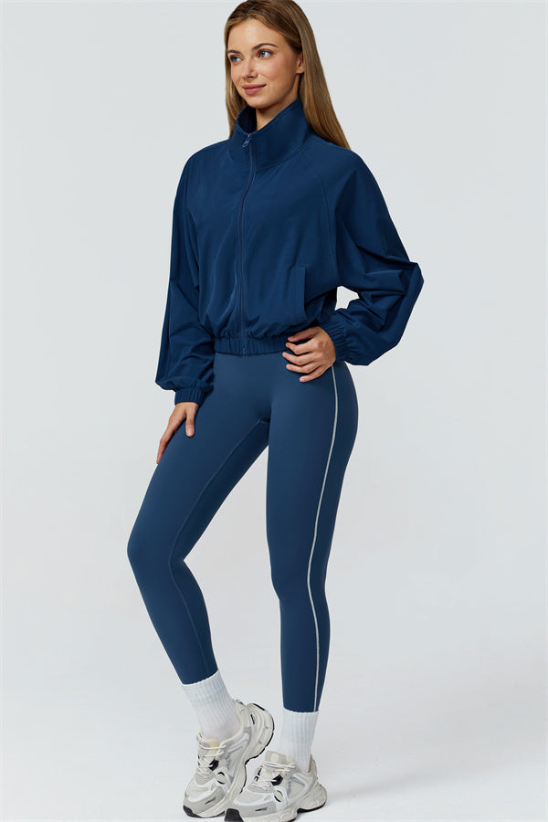 The Venus Zip Jacket Sports Bra Leggings 3-Piece Set