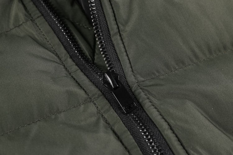 Casual Simple Men's Long-sleeved Hooded Cotton Coat