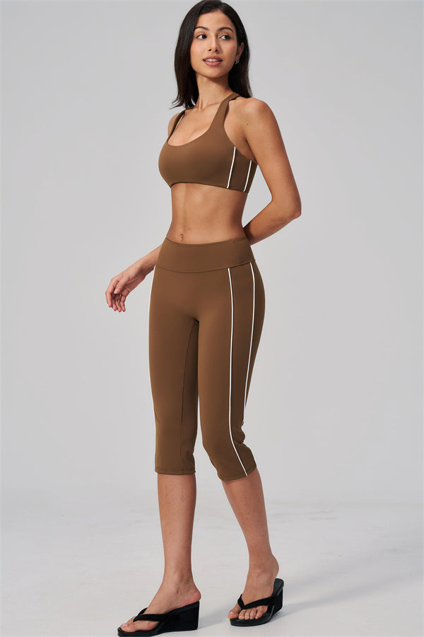 The Breathe Sports Bra Capri Leggings 2-Piece Set