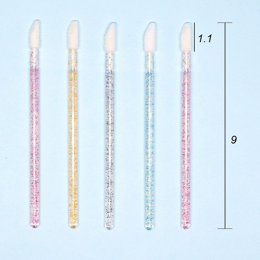 Crystal rod lip brush red brush lip gloss brush