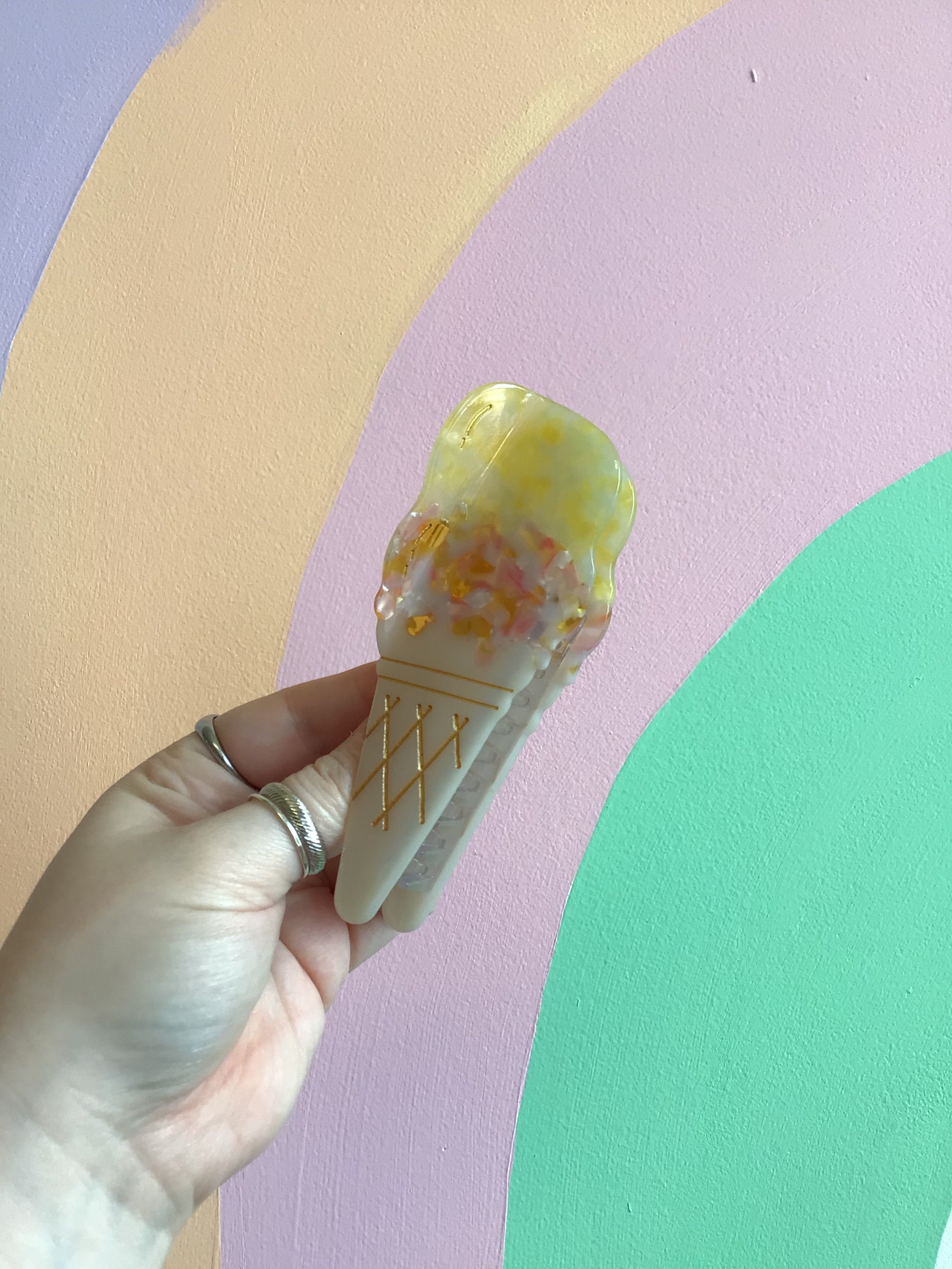 Ice Cream Hair Claw