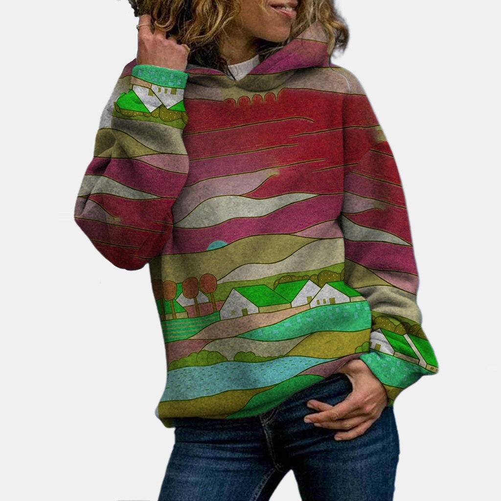 Cat print sweatshirt
