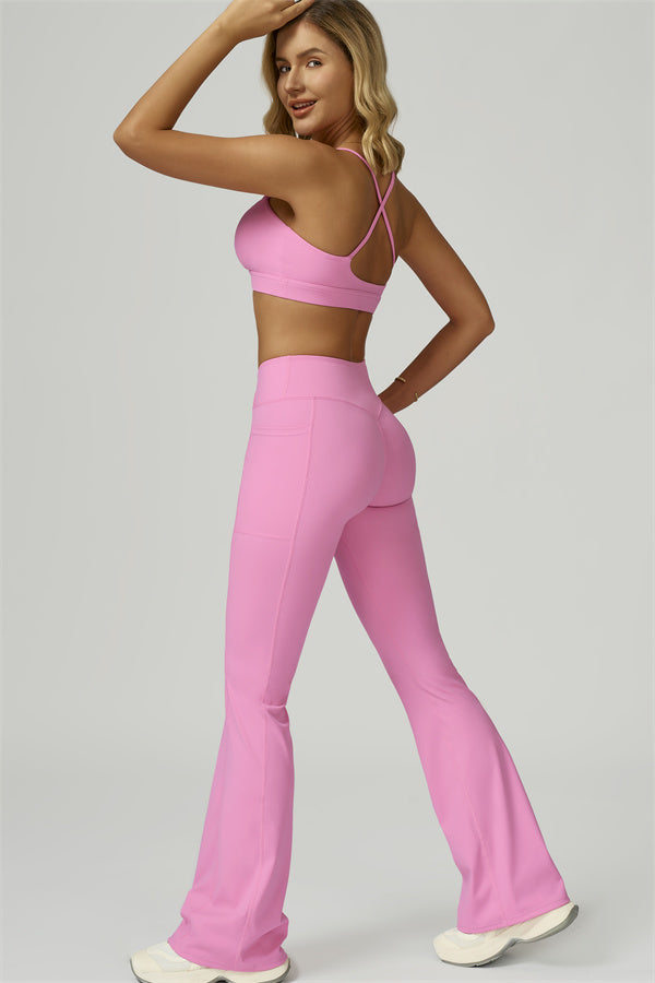 The Flourish Sports Bra Flared Leggings 2-Piece Set