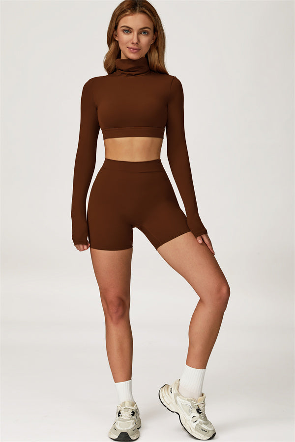 The Axis Crop Top Shorts 2-Piece Set