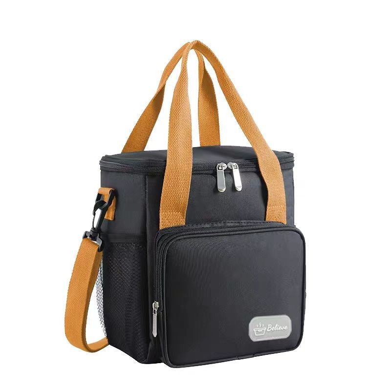 Insulated Lunch Bag for Adults & Kids - Leakproof Thermal Food Container with Adjustable Strap (29x25x5cm, 0.264kg)