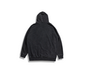 Printed drop hooded hoodie