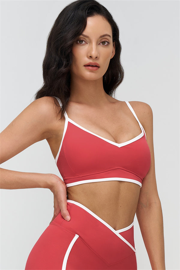 The Crave Contrast Sports Bra