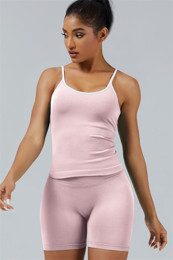 The Elevate Crop Top Shorts 2-Piece Set