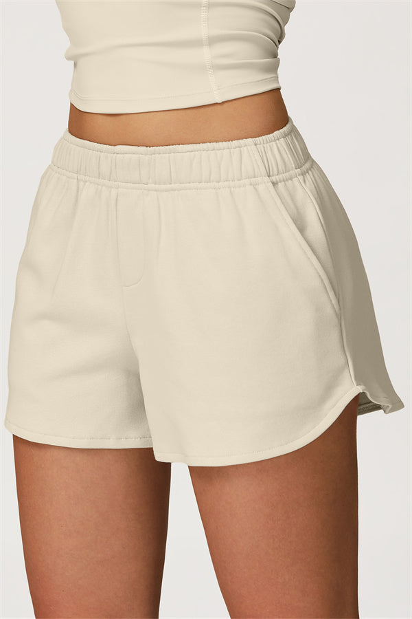 The Glacier Crop Hoodie Shorts 2-Piece Set