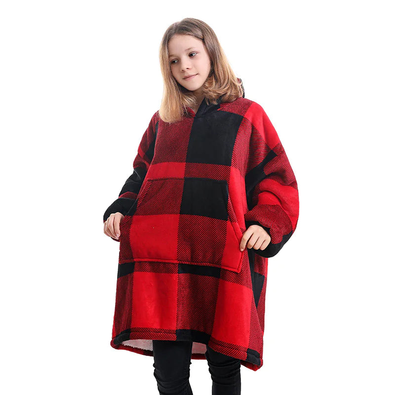 Hooded Pullover Sweater Women's Fall Winter Cold Protection
