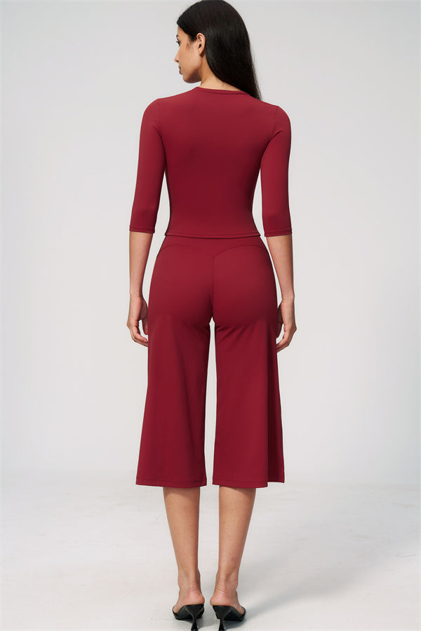 The Natalia Half-Sleeve Top