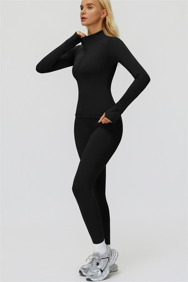 The FemmeFit Zip Jacket Leggings 2-Piece Set