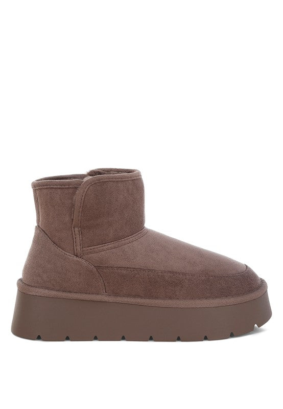 Holias Chunky Heeled Snow Boots