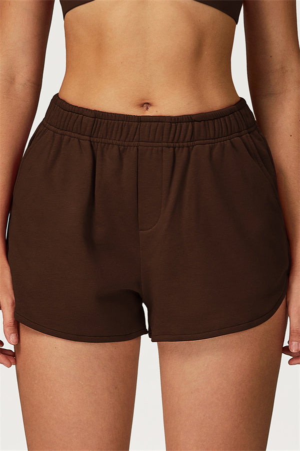 The Glacier Crop Hoodie Shorts 2-Piece Set