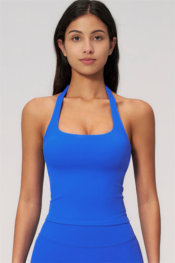 The Empower Halter Crop Top Shorts 2-Piece Set