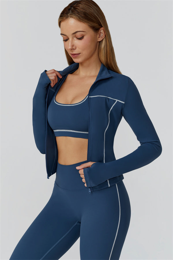 The Venus Zip Top Leggings 2-Piece Set