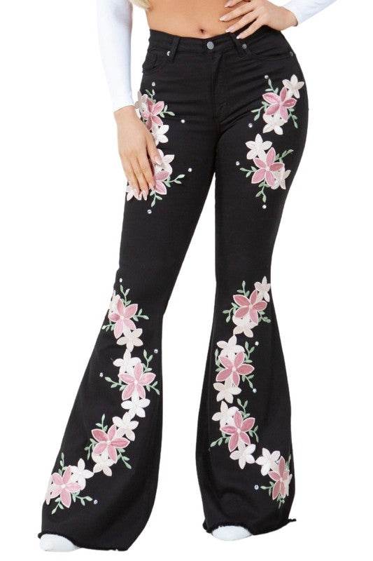 Angela Bell Bottom Jean - Inseam 30