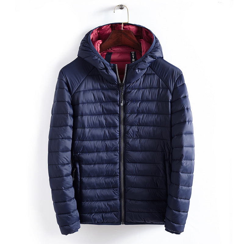 Simple lightweight warm cotton hoodie