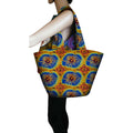 Batik print handbag