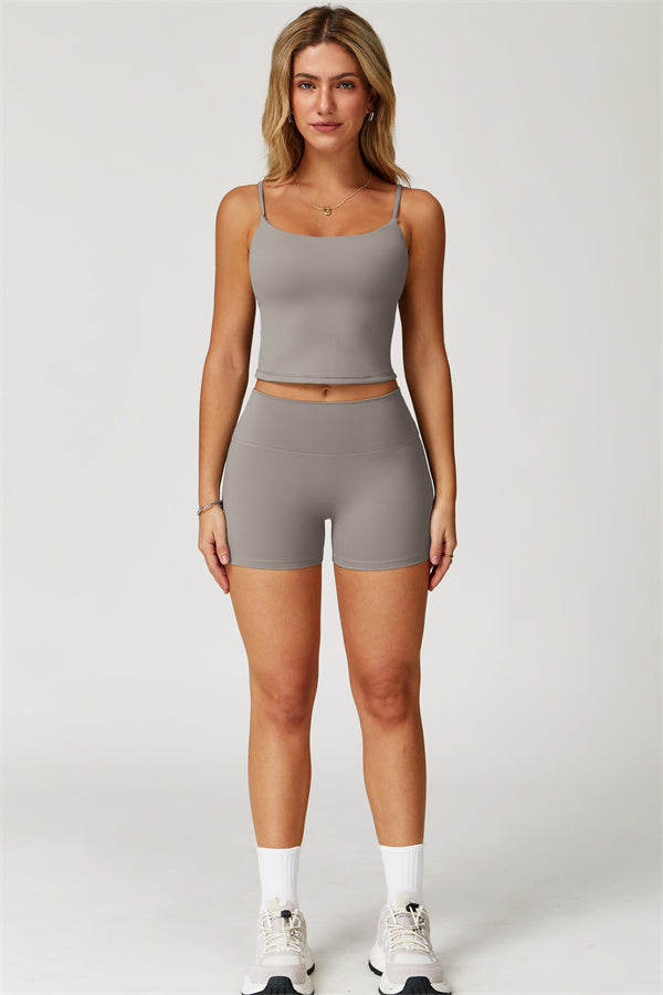 The Agile Crop Top Shorts 2-Piece Set