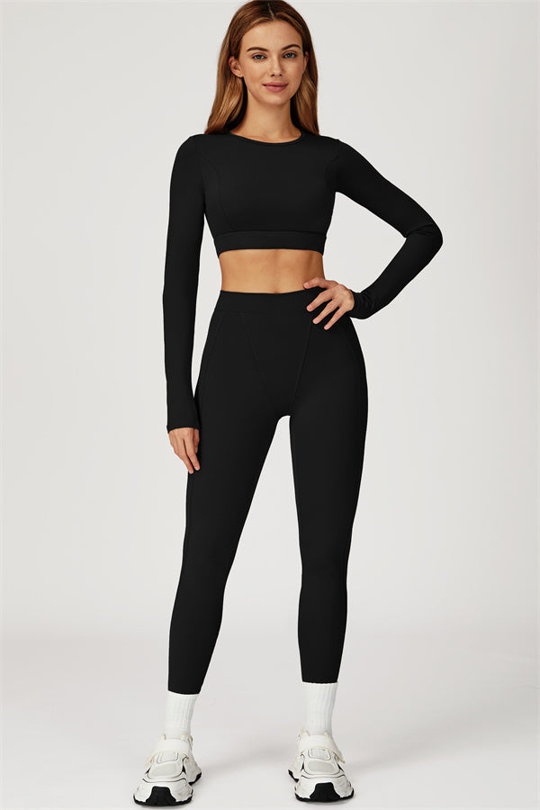 The Conquer Long Sleeve T-shirt Leggings 2-Piece Set