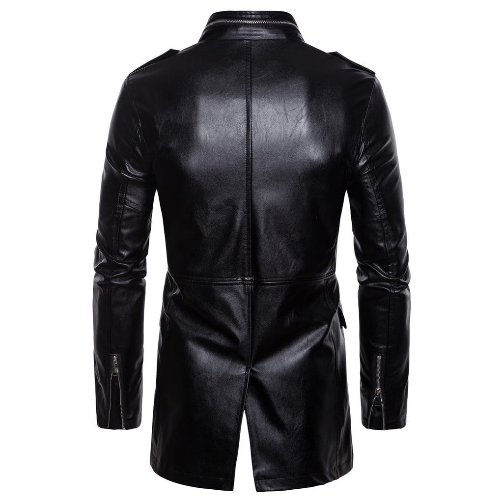 Men's Fashion Long Jacket with Four Pockets (B036)