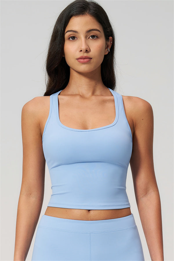 The Revive Crop Top Straight Leg Pants 2-Piece Set