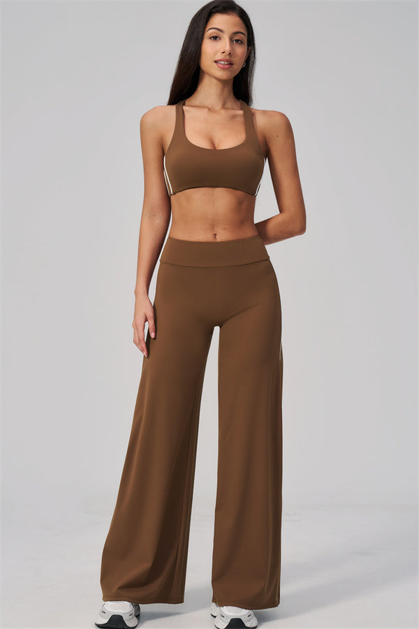 The Breathe Sports Bra Straight Leg Pants 2-Piece Set