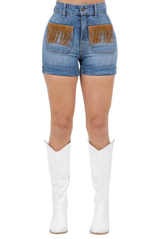 Willow Fringe Short Medium Wash