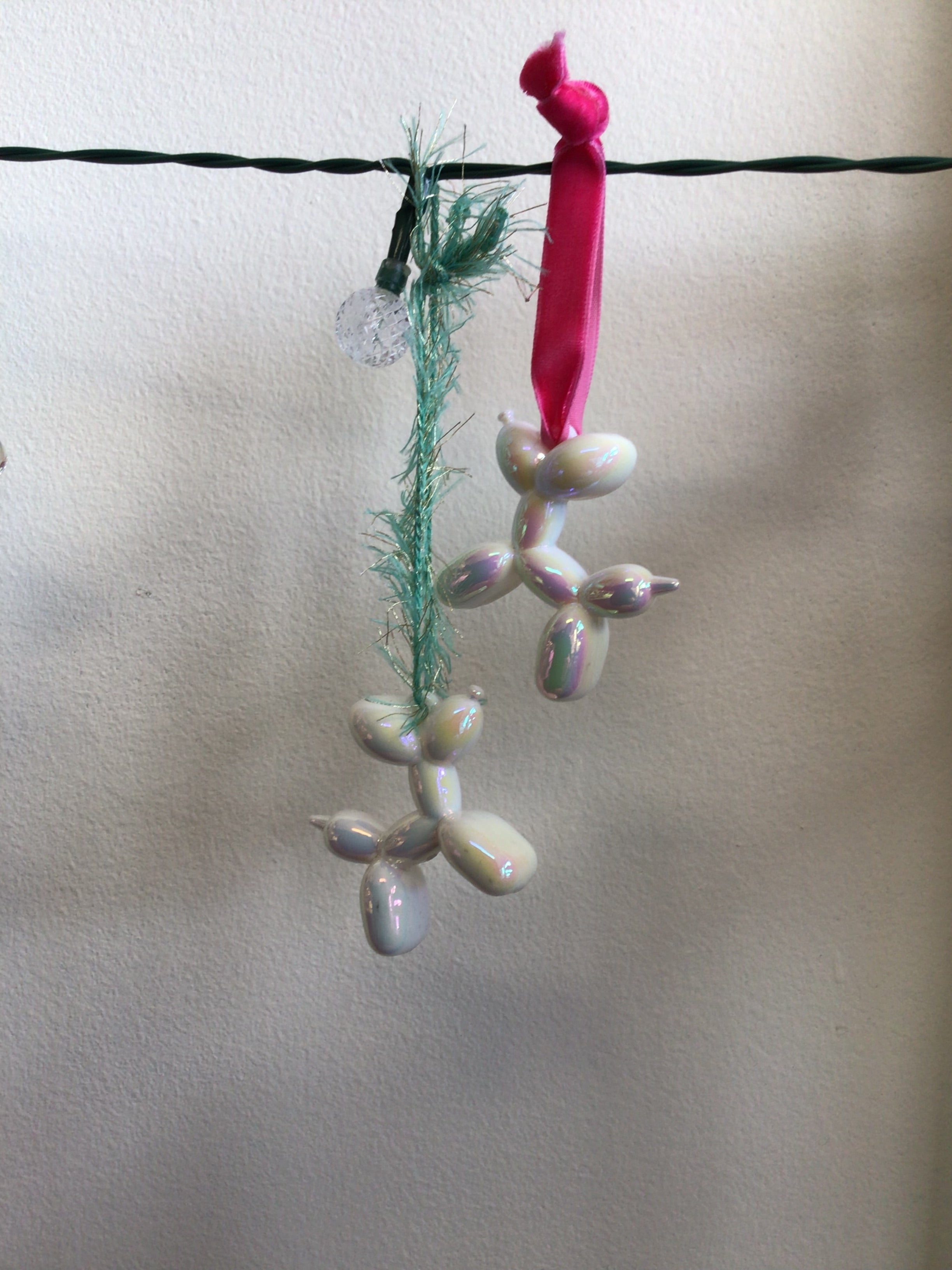 Balloon Dog Ornaments