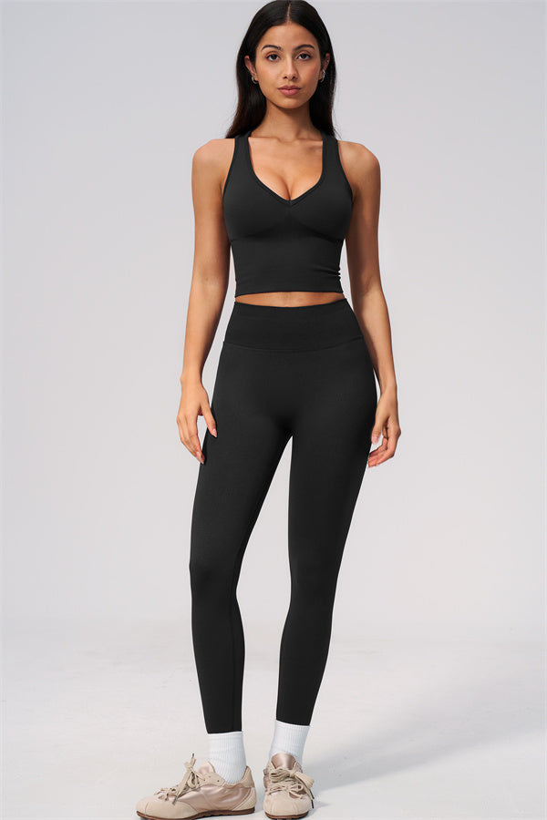 The Allure Crop Top Leggings 2-Piece Set