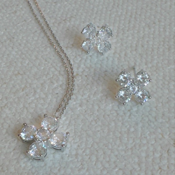 Radiant Sparkle Mini Cross Stud Earrings