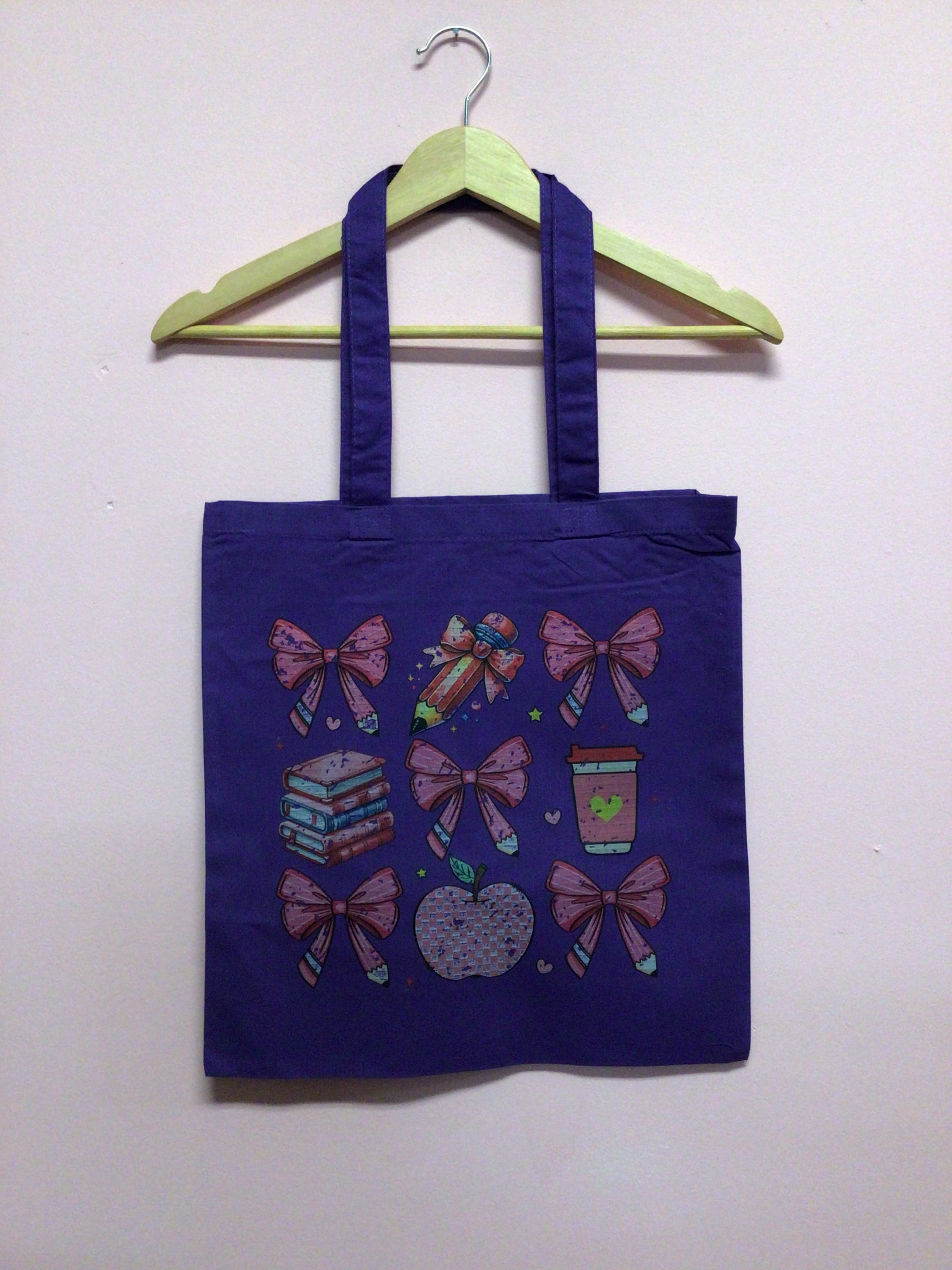 Colorful Graphic Print Tote bags