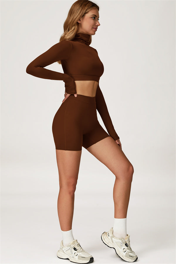 The Axis Crop Top Shorts 2-Piece Set