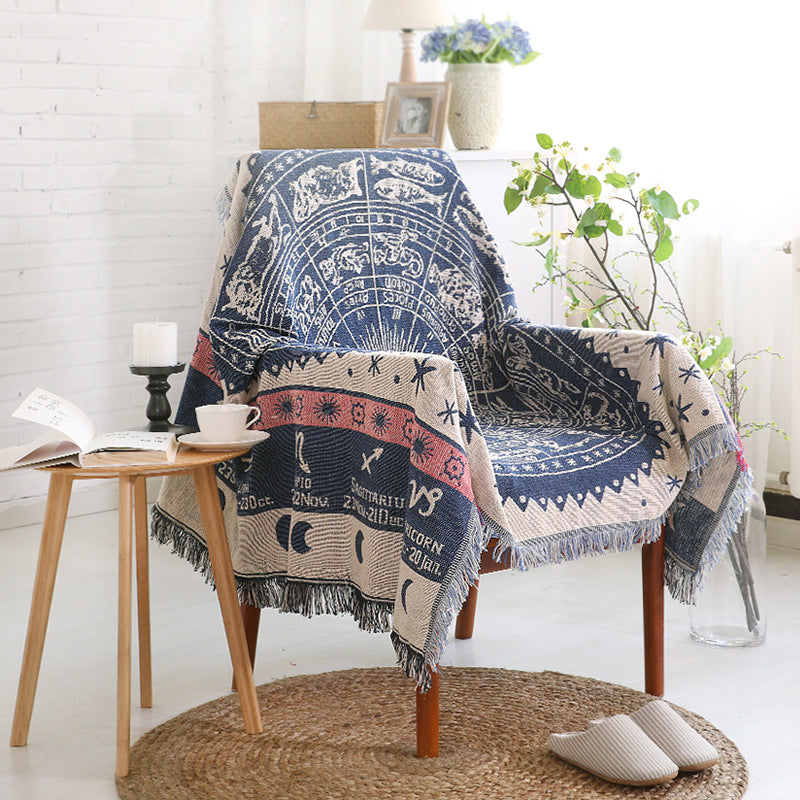 Anti-slip fabric sofa cushion sofa blanket