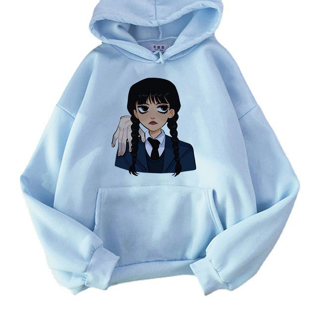 Neo-Gothic Printed Hoodie