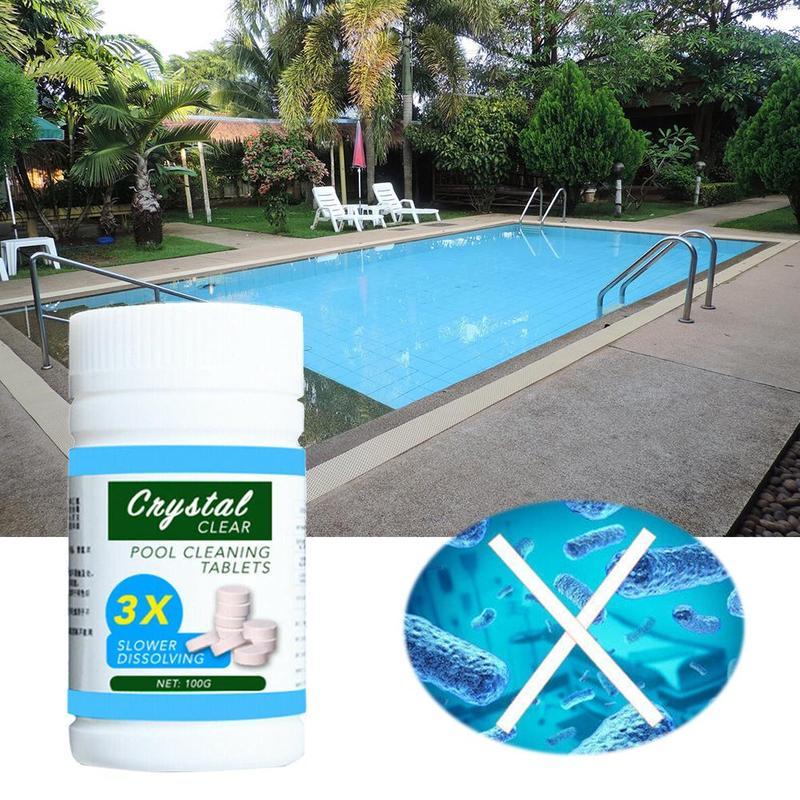 New Cleaning Tablet Instant Effervescent Chlorine Tablet Swimming Pool Decontamination Treatment