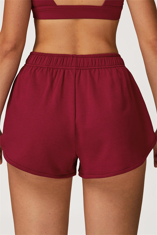 The Glacier Crop Hoodie Shorts 2-Piece Set